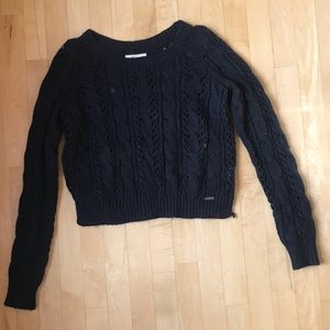Blue hollister knit sweater